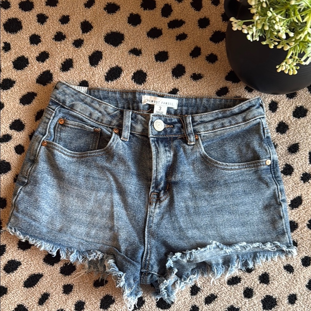Almost Famous Denim Blue Women's Shorts